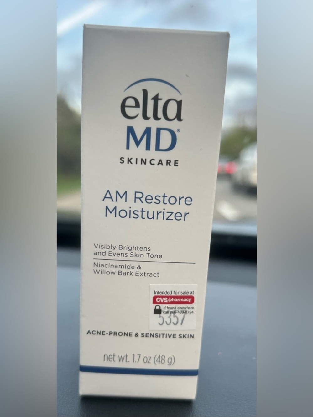 EltaMD AM Restore Moisturizer 1.7 oz NEW Sealed Niacinamide Acne Sensitive Skin